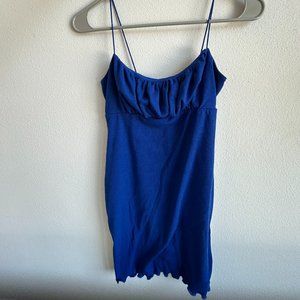 Urban Outfitters Bodycon Blue Dress Size S